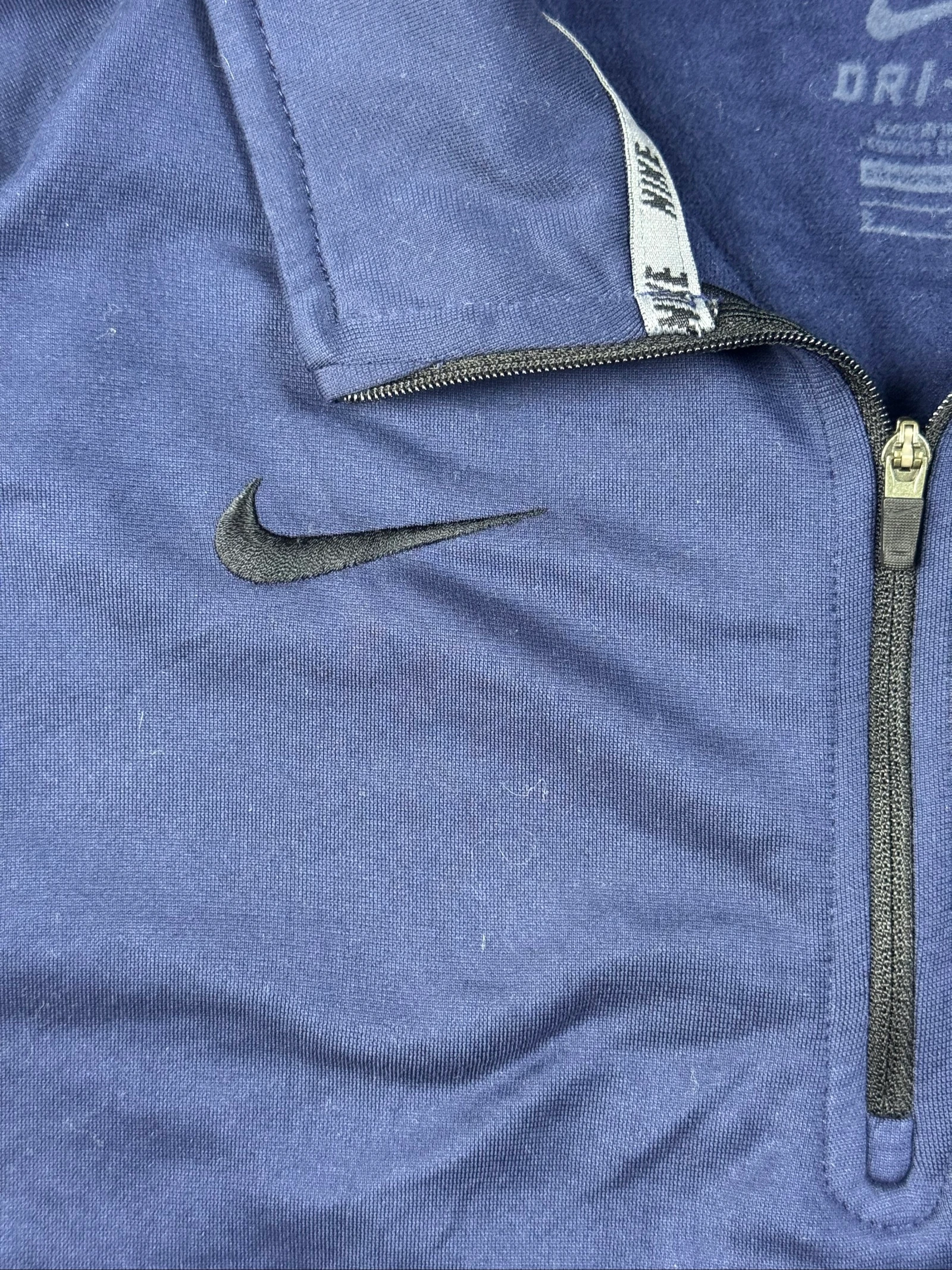 Nike Dri-FIT Maranatha Voleibol 1/2 Zip Sudadera Azul Marino S – photo 10